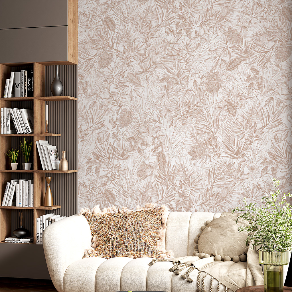 Mix Folhagem Grayscale Areia