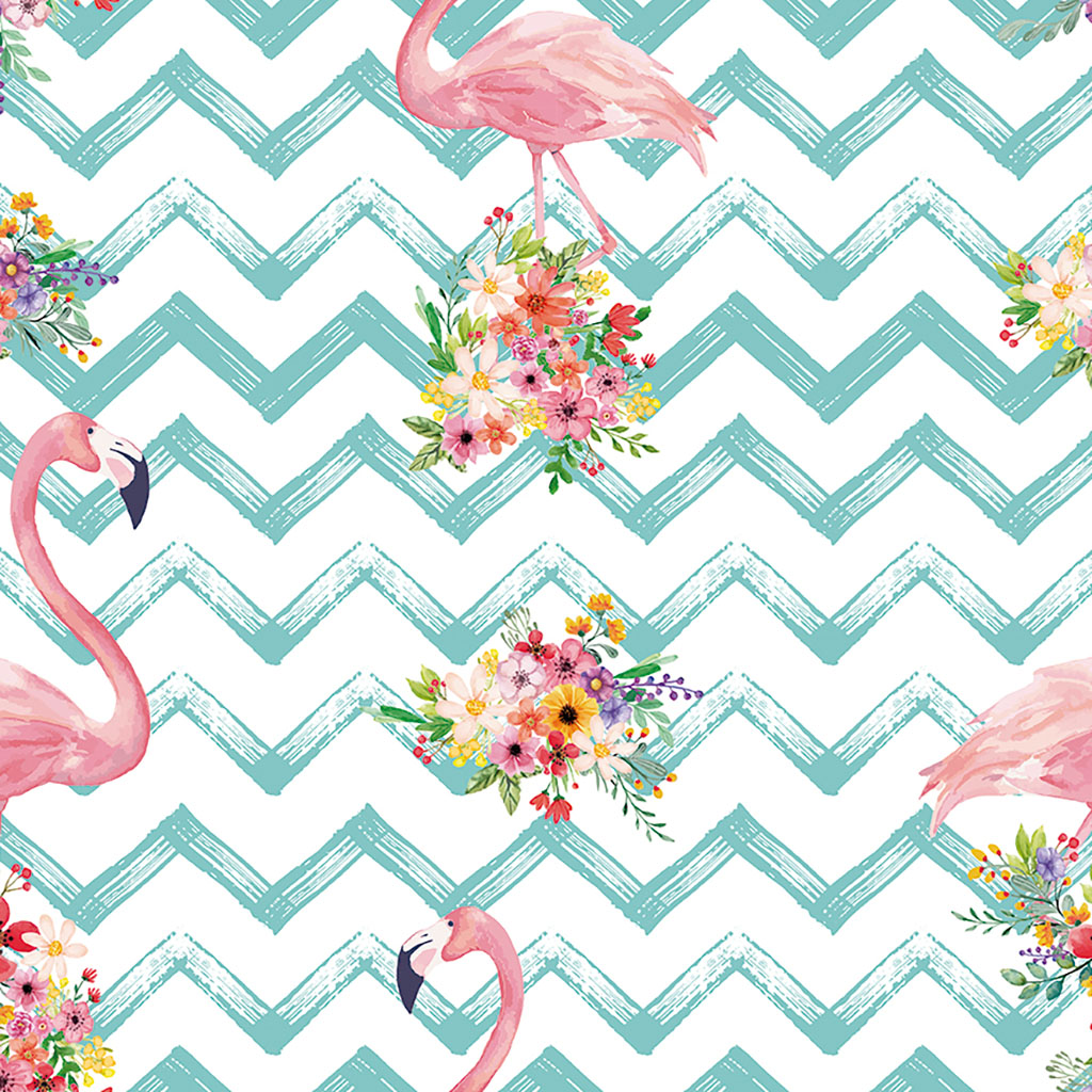 Chevron Flamingos (STILL)