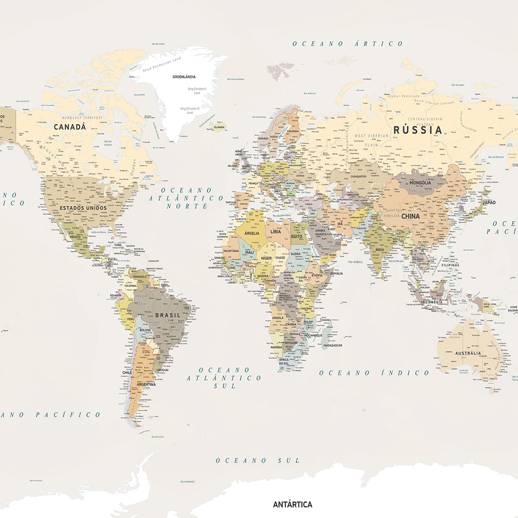 Mapa do Mundo Areia (STILL)