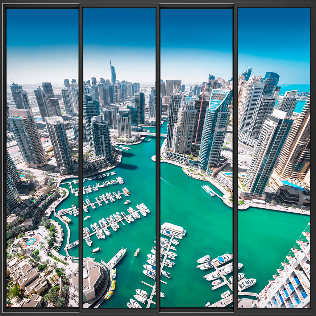 Janela para Marina de Dubai (STILL)