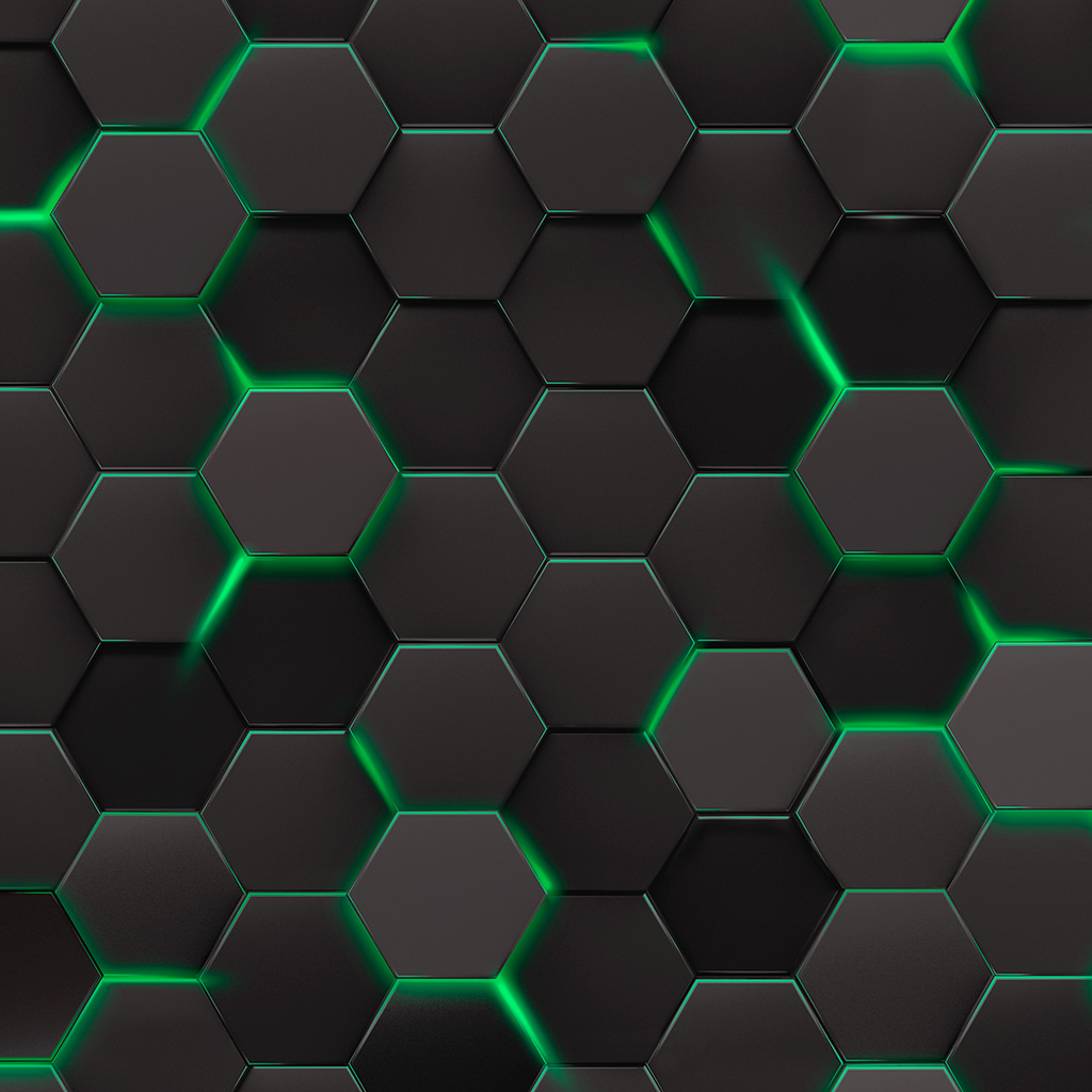 3D Geométrico Gamer Verde (STILL)