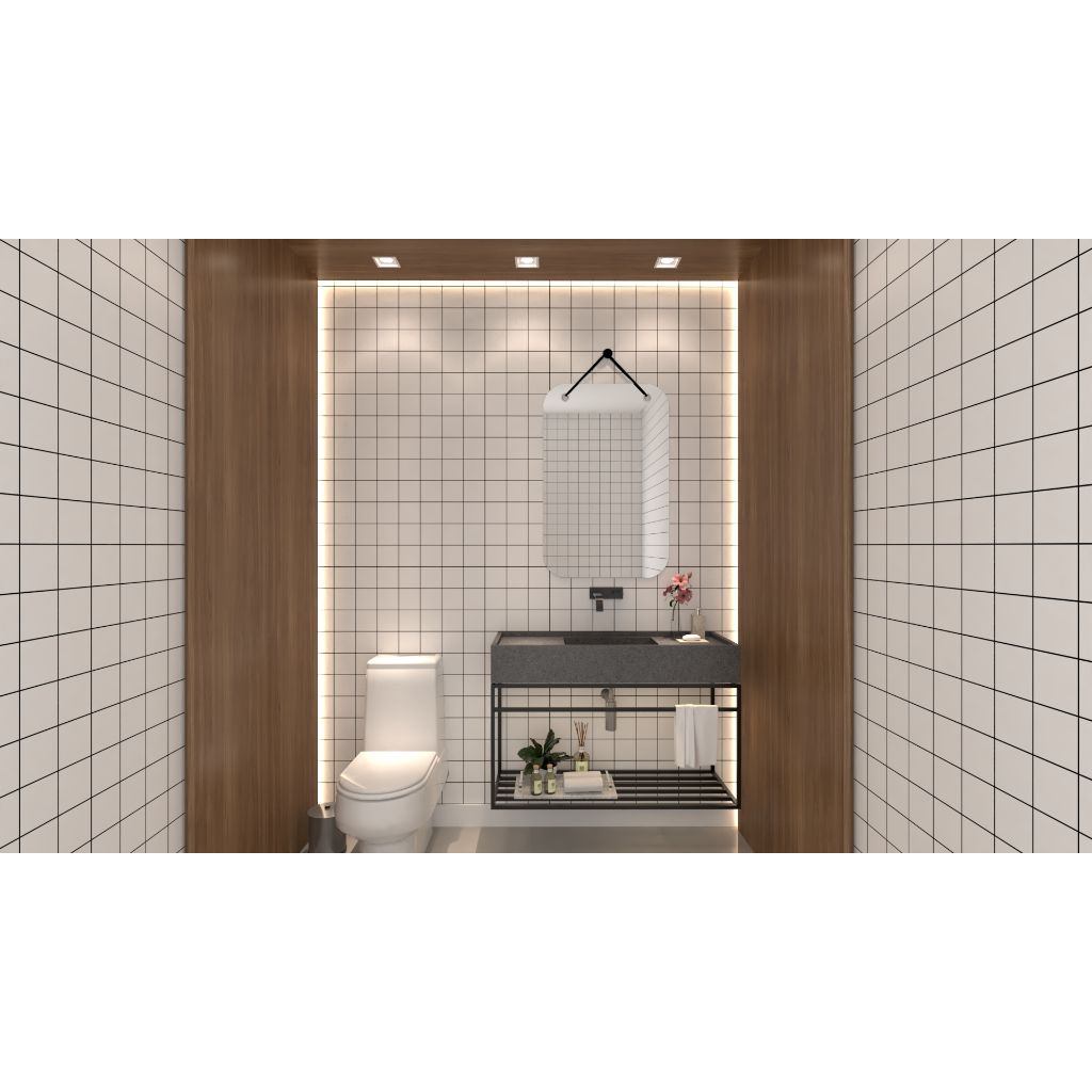 Quadriculado Riscado Branco (WIDE)