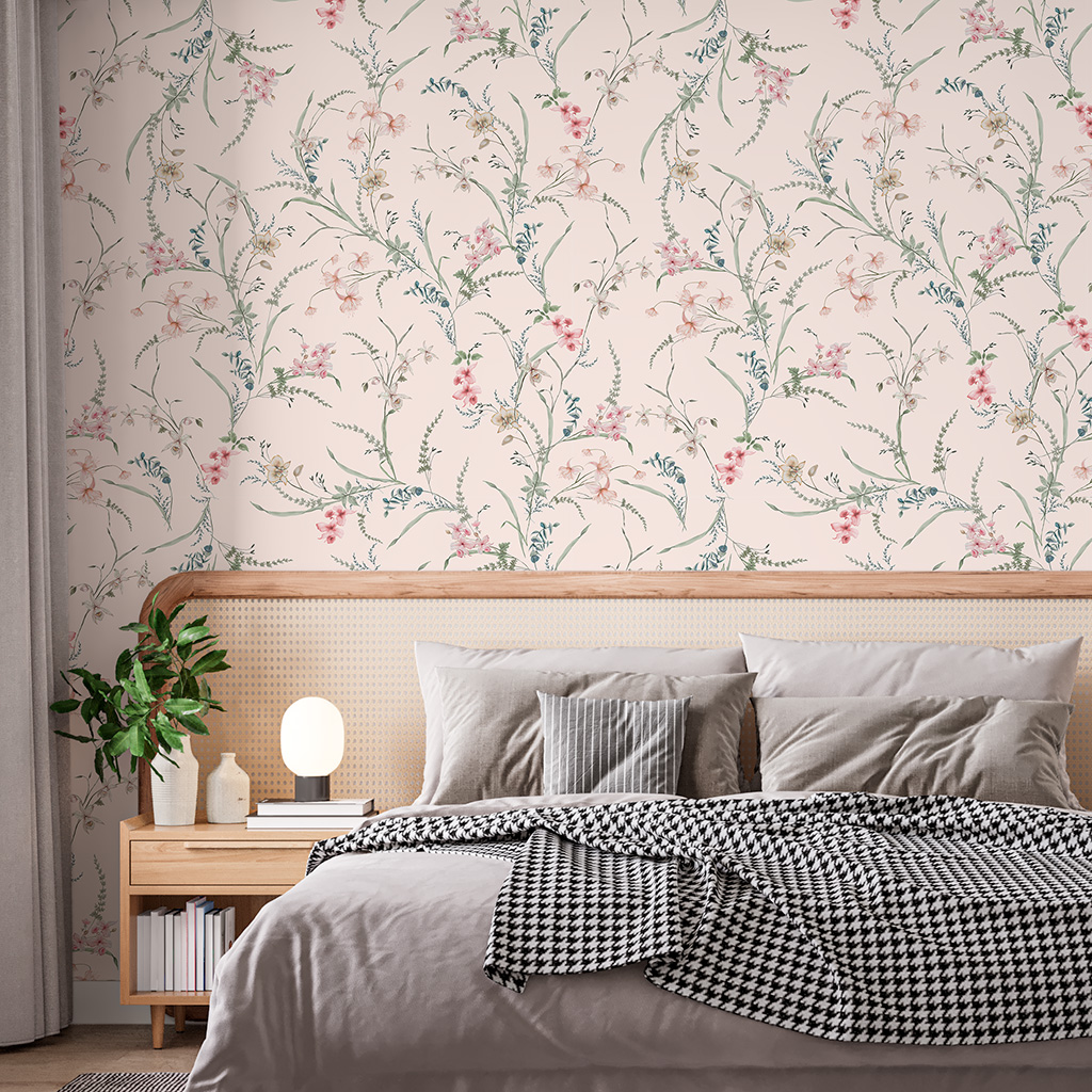 Flores Vintage Neutral Areia